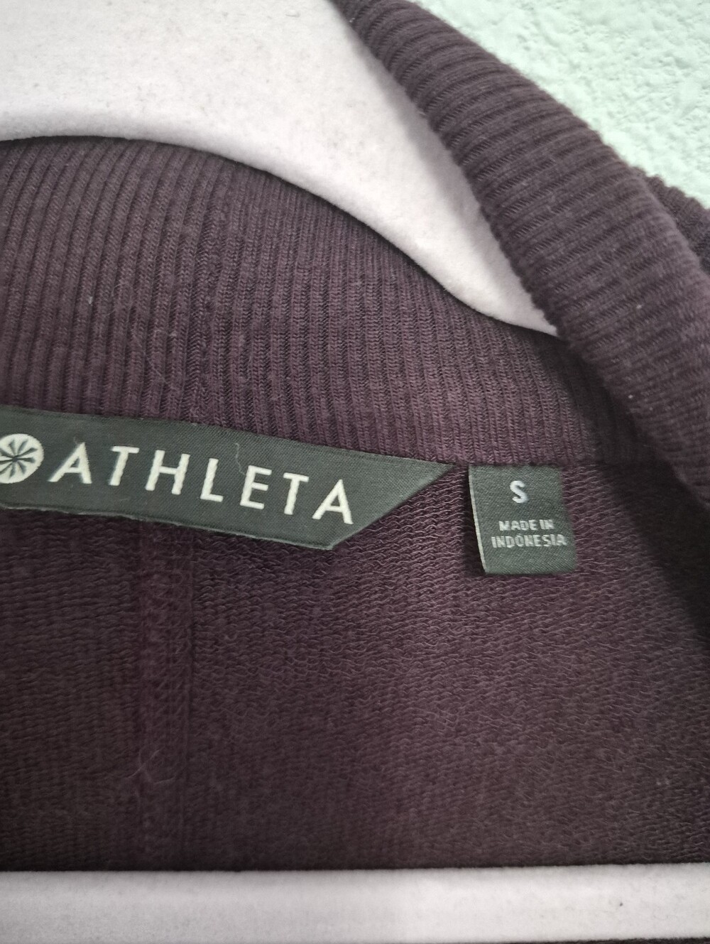 Athleta Pranayama Restore Wrap Open Cardigan Plum/Purple S Athleisure - Picture 3 of 9